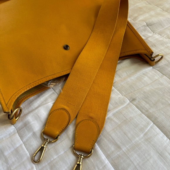 HERMÈS ORANGE CLEMENCE EVELYNE I GM - Picture 11 of 13